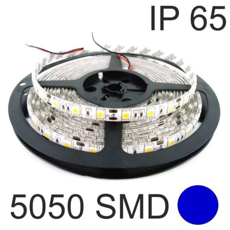5 Mts Tira Led blanco frio 70w 14W/M 12v 120º 5700k 140Lm estanca SMD5050 Agfri 15151
