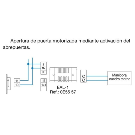 Rele multifuncion EAL1 para funciones auxiliares Tegui 0E5557