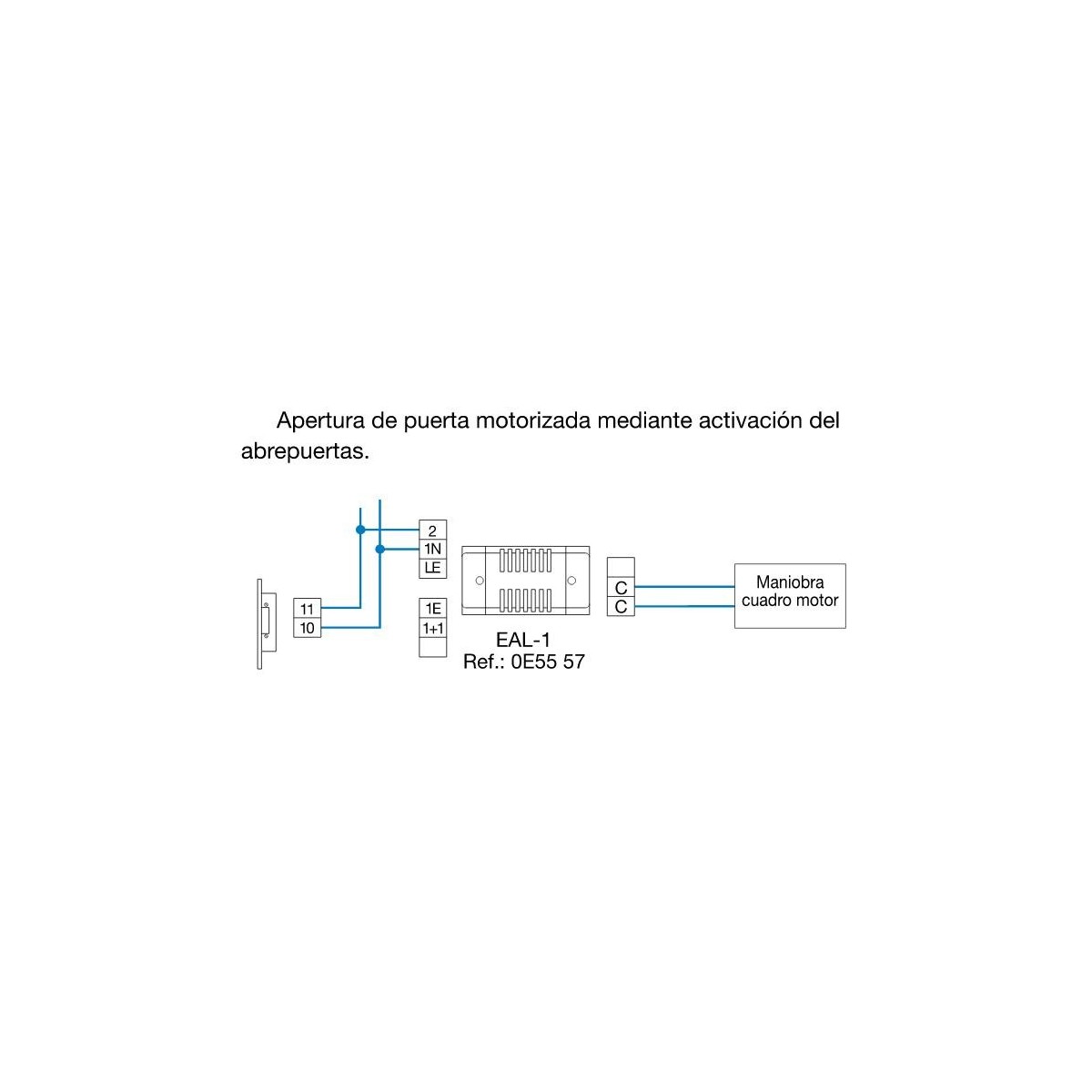 Rele multifuncion EAL1 para funciones auxiliares Tegui 0E5557