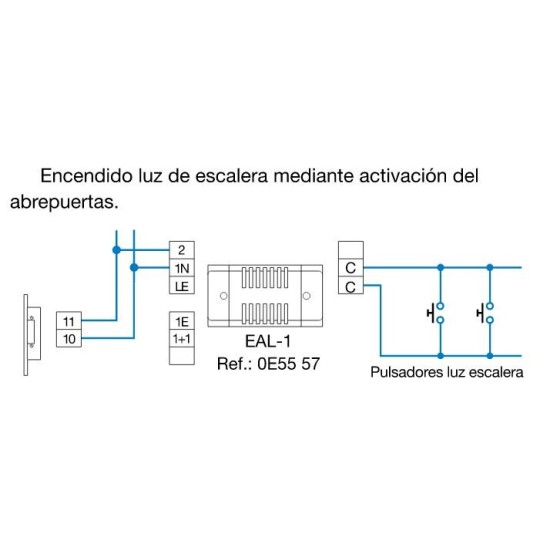 Rele multifuncion EAL1 para funciones auxiliares Tegui 0E5557