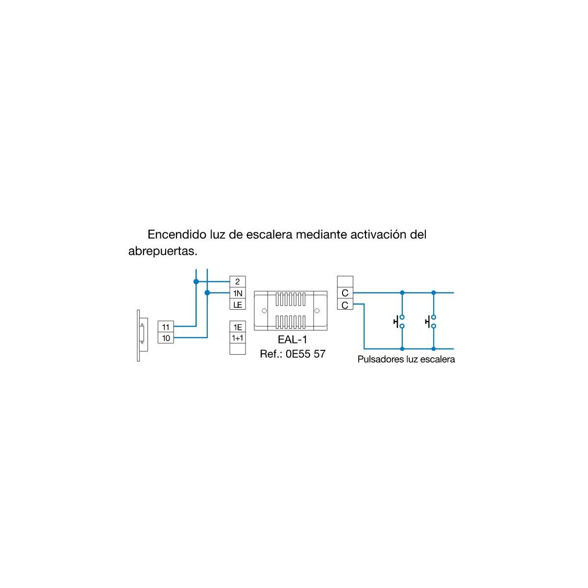 Rele multifuncion EAL1 para funciones auxiliares Tegui 0E5557