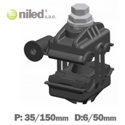 Conector P50 bimetalico aluminio cobre 35-150mm2 6-50mm2 Niled