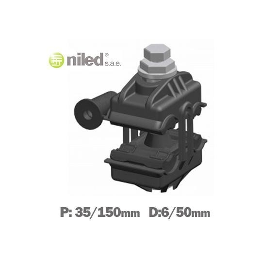 Conector P50 bimetalico aluminio cobre 35-150mm2 6-50mm2 Niled