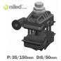 Conector P50 bimetalico aluminio cobre 35-150mm2 6-50mm2 Niled