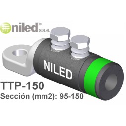 Terminal TTP-150 bimetalico redes subterraneas BT 95-150mm2 Niled
