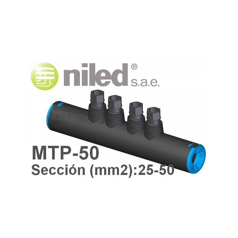 Manguito MTP-50 bimetalico redes subterraneas BT 25-50mm2 Niled