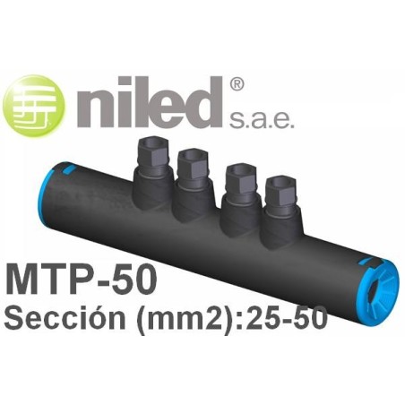 Manguito MTP-50 bimetalico redes subterraneas BT 25-50mm2 Niled