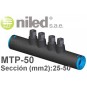 Manguito MTP-50 bimetalico redes subterraneas BT 25-50mm2 Niled