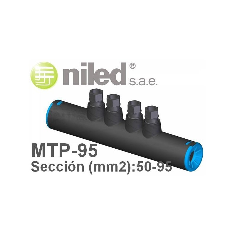 Manguito MTP-95 bimetalico redes subterraneas BT 50-95mm2 Niled
