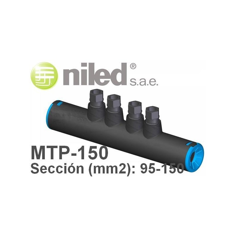 Manguito MTP-150 bimetalico redes subterraneas BT 95-150mm2 Niled