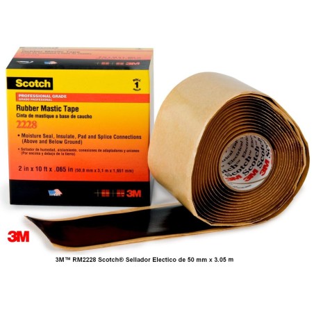 Cinta mastic de goma Scotch 2228 3M 51x3000x1.65mm
