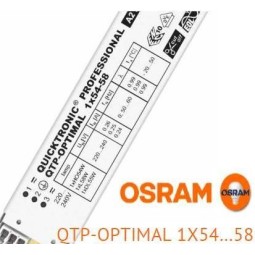 Balasto fluorescente 1x54-58w QTP-Optimal electronico Osram Quicktronic Professional