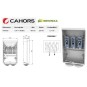 CGP Caja acometida aerea esquema 7 160 Amp bases Buc CGP-7-160/BUC Cahors 445050
