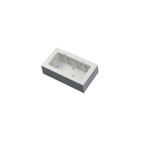 Caja universal de superficie para 2 mecanismos