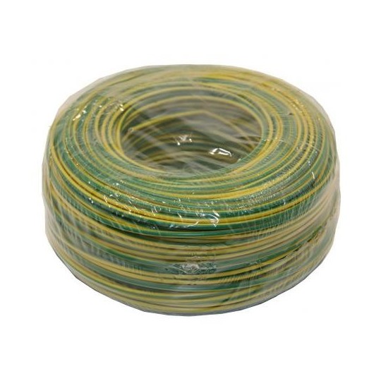 Cable flexible 1x4mm2 tierra libre halogenos 750v 100 Metros
