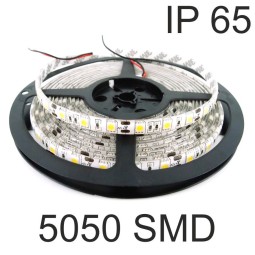 5 Mts Tira Led blanco neutro 70w 14W/M 12v 120º 4500k 140Lm estanca SMD5050 Agfri 15152