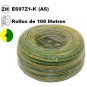Cable flexible 1x4mm2 tierra libre halogenos 750v 100 Metros
