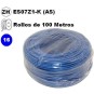 Cable flexible 1x16mm2 azul libre halogenos 750v 100 Metros