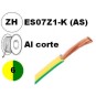 Cable flexible 1x6mm2 tierra libre halogenos 750v Al Corte