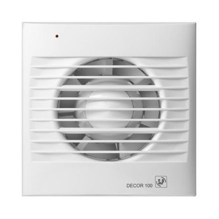 Extractor baño S&P Decor100C Compuerta antirretorno
