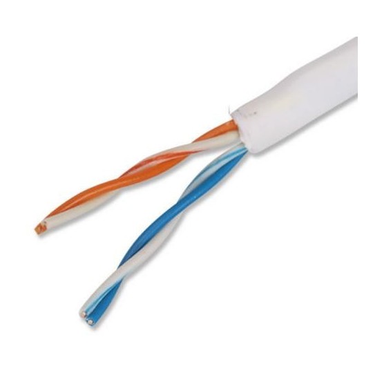 Manguera telefono 2 pares 2x2x0.51mm2 Rollo 250 Metros