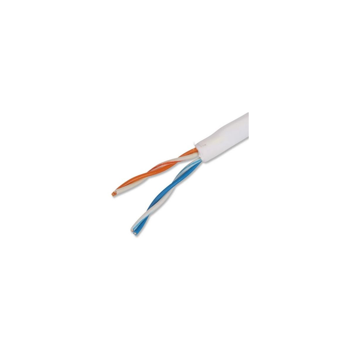 Manguera telefono 2 pares 2x2x0.51mm2 Rollo 250 Metros