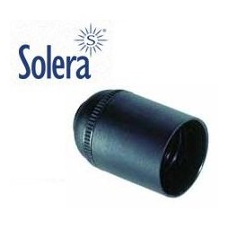 Portalamparas E27 negro liso Solera 6829CLN