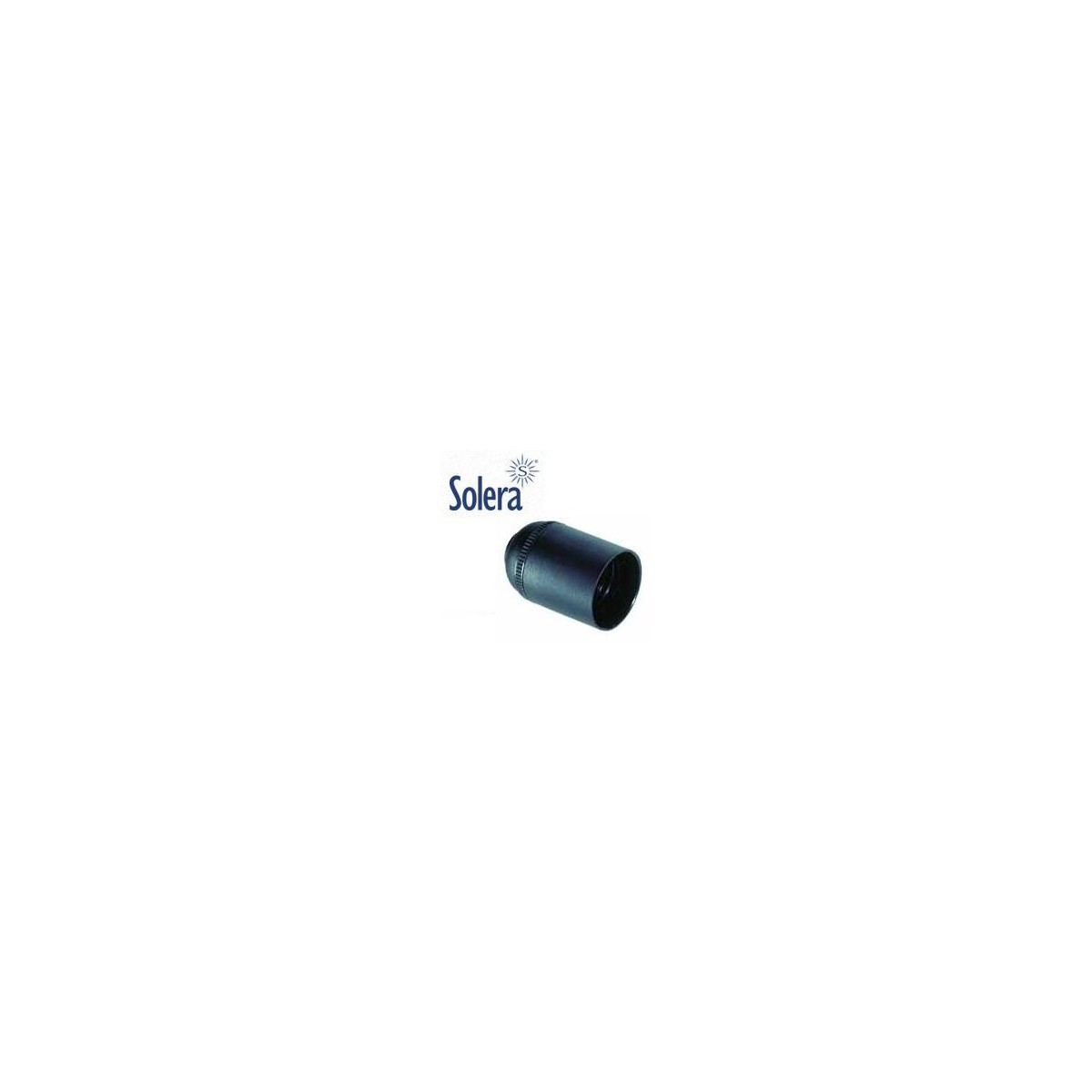 Portalamparas E27 negro liso Solera 6829CLN