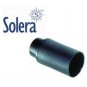 Portalamparas E14 negro liso Solera 6584CLN
