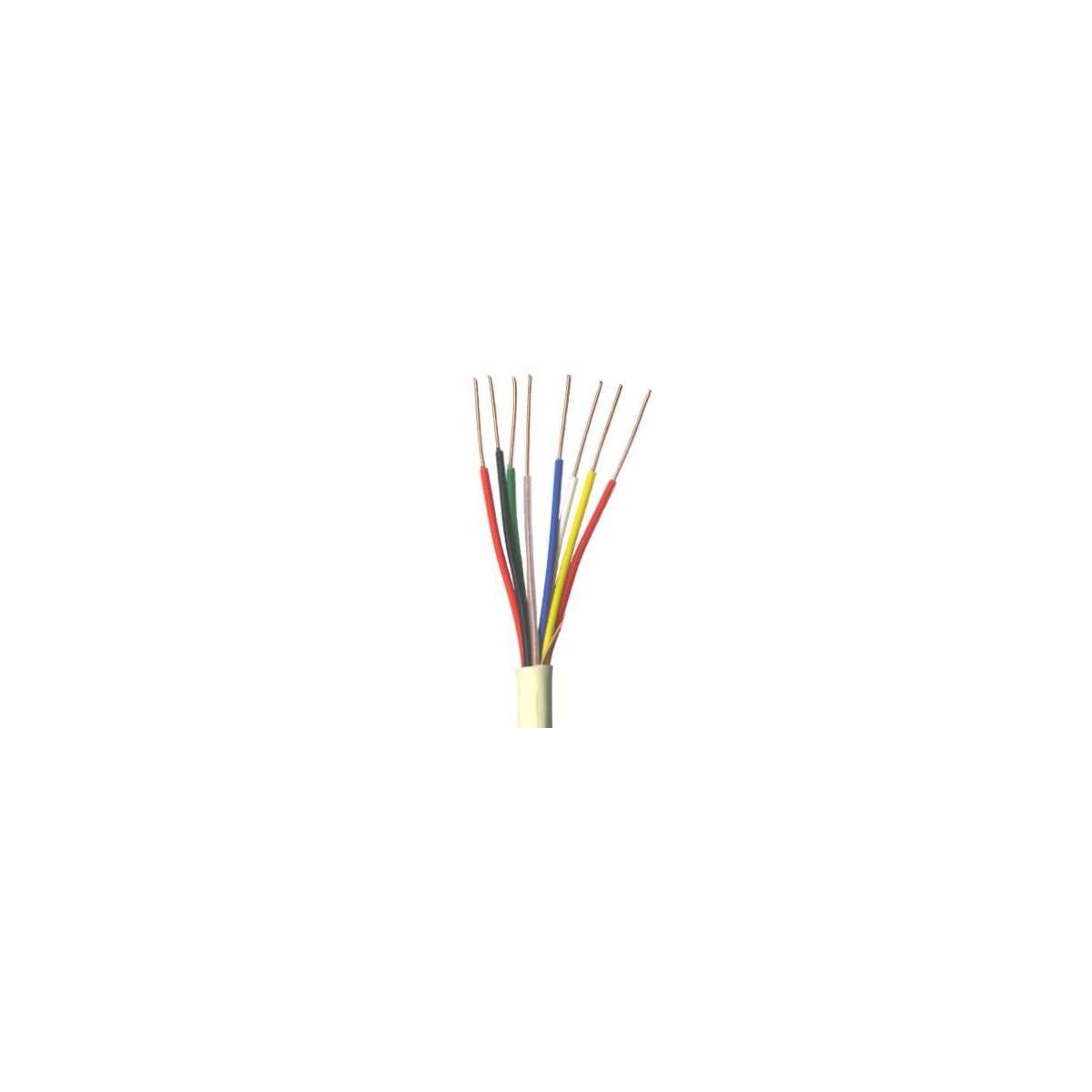 Manguera telefonillo 8x0.22mm2 blanca Al corte