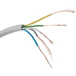 Manguera telefonillo 5x0.22mm2 blanca Al corte