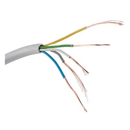 Manguera telefonillo 5x0.22mm2 blanca Al corte