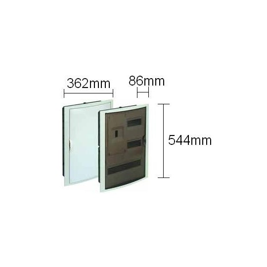 Caja automaticos empotrar ICP+30 elementos puerta opara Solera 5430
