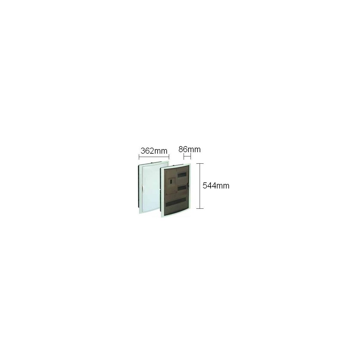 Caja automaticos empotrar ICP+30 elementos puerta opara Solera 5430