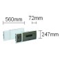 Caja automaticos empotrar ICP+18 elementos puerta opaca Solera 8880