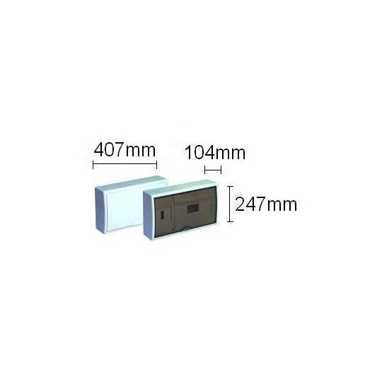 Caja automaticos superficie ICP+12 elementos puerta opaca Solera 8698