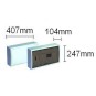 Caja automaticos superficie ICP+12 elementos puerta opaca Solera 8698