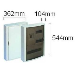 Caja automaticos superficie ICP+30 elementos puerta opaca Solera 5431