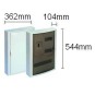 Caja automaticos superficie ICP+30 elementos puerta opaca Solera 5431