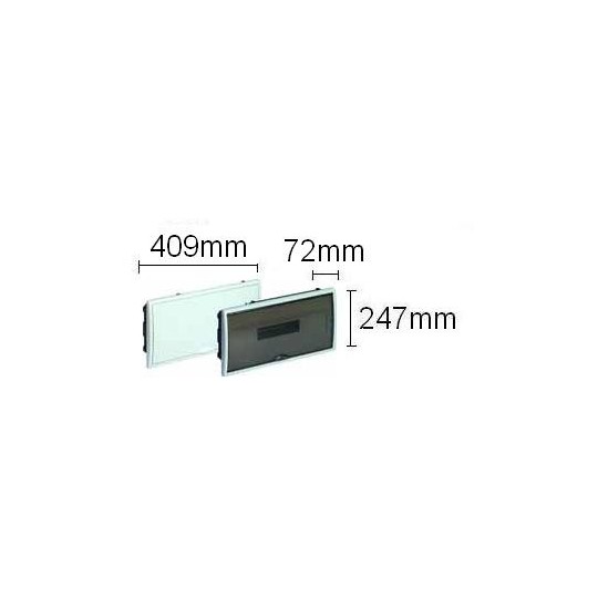 Caja automaticos empotrar 18 elementos puerta opaca Solera 8685