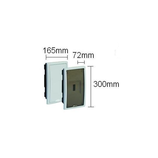 Caja ICP empotrar 4 elementos precintable puerta plena Solera