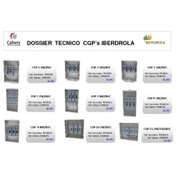 CGP Caja acometida aerea esquema 7 100 Amp bases buc CGP-7-100/BUC Cahors 445049
