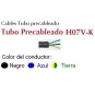 Tubo precableado 20mm + Cable flexible 750v 3x4mm2 a+n+t H07V-K Rollo 50 Mts