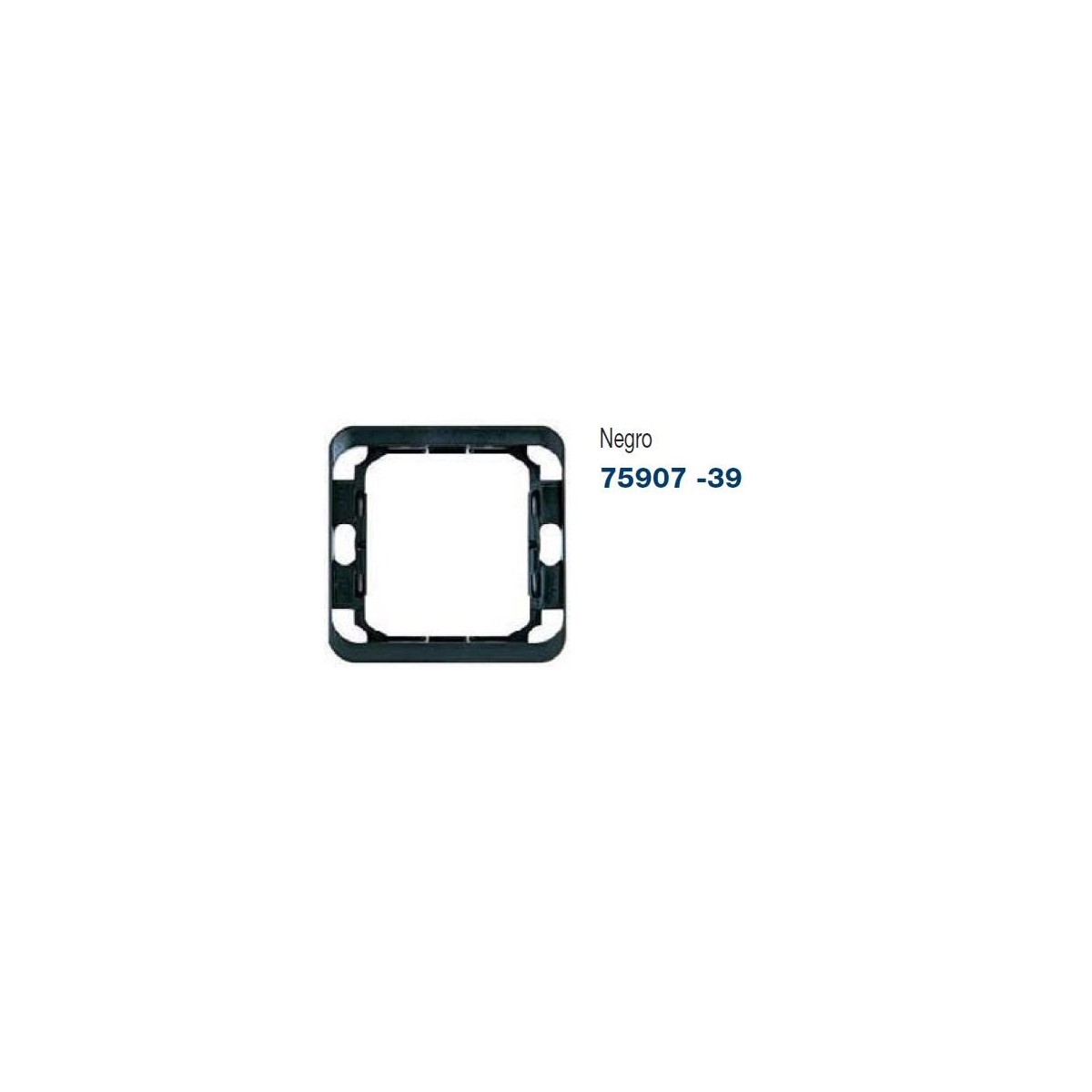 Pieza Intermedia Negra 75907-39 Simon 75