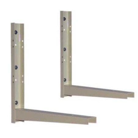 Juego 2 soportes pared AA 500x450x2 Agfri C-46
