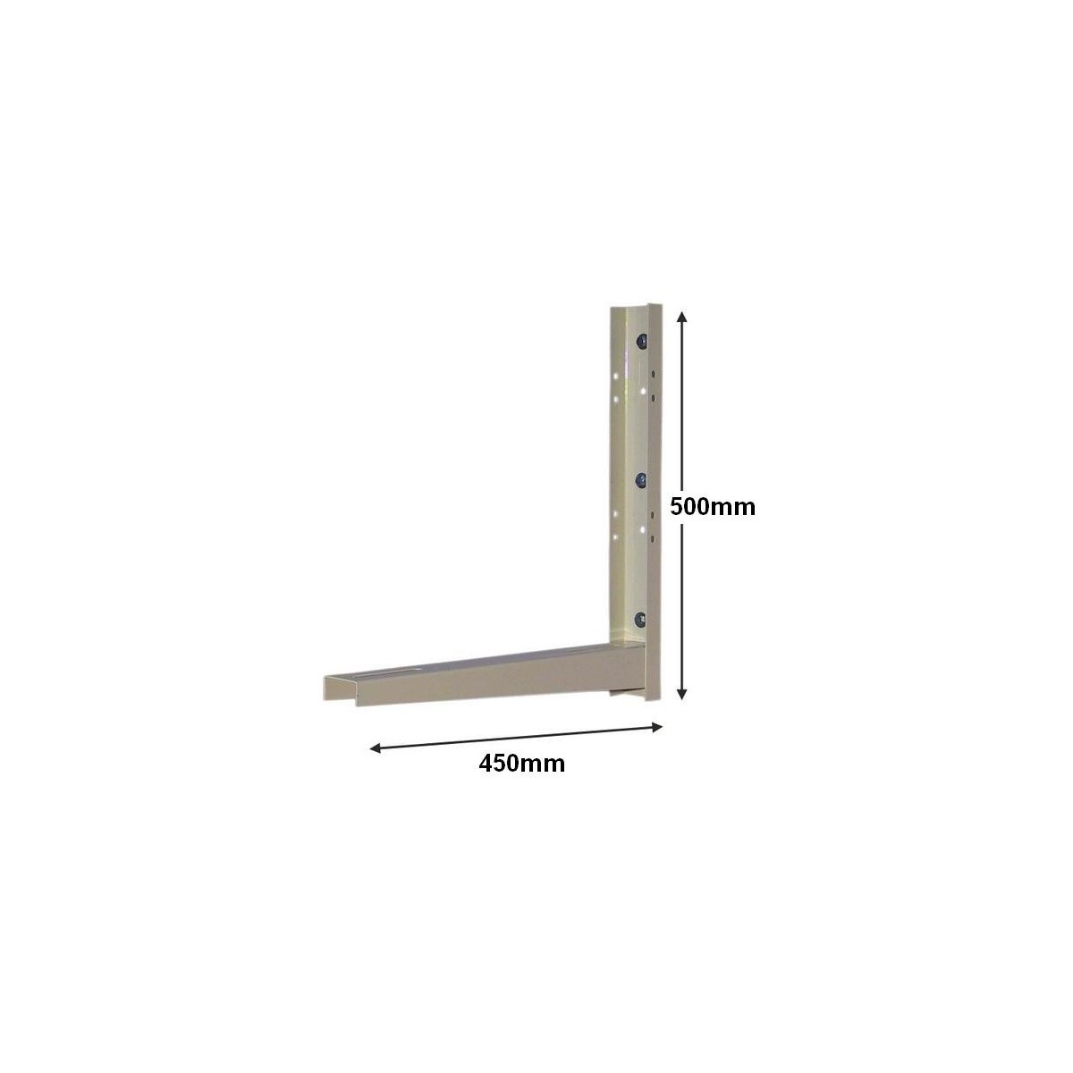 Juego 2 soportes pared AA 500x450x2 Agfri C-46