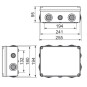 Caja de registro estanca 241x180x95mm