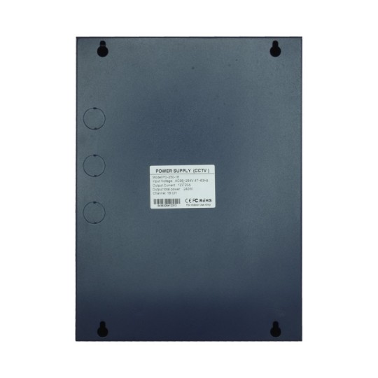 Fuente Alimentacion 12V DC 20A 250W 18 Salidas