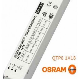 Balasto fluorescente 1x18w QTP8 electronico Osram Quicktronic Professional