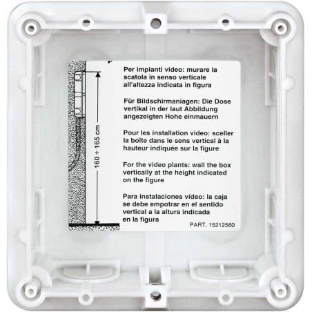 Caja de empotrar 1 modulo Bticino 350010